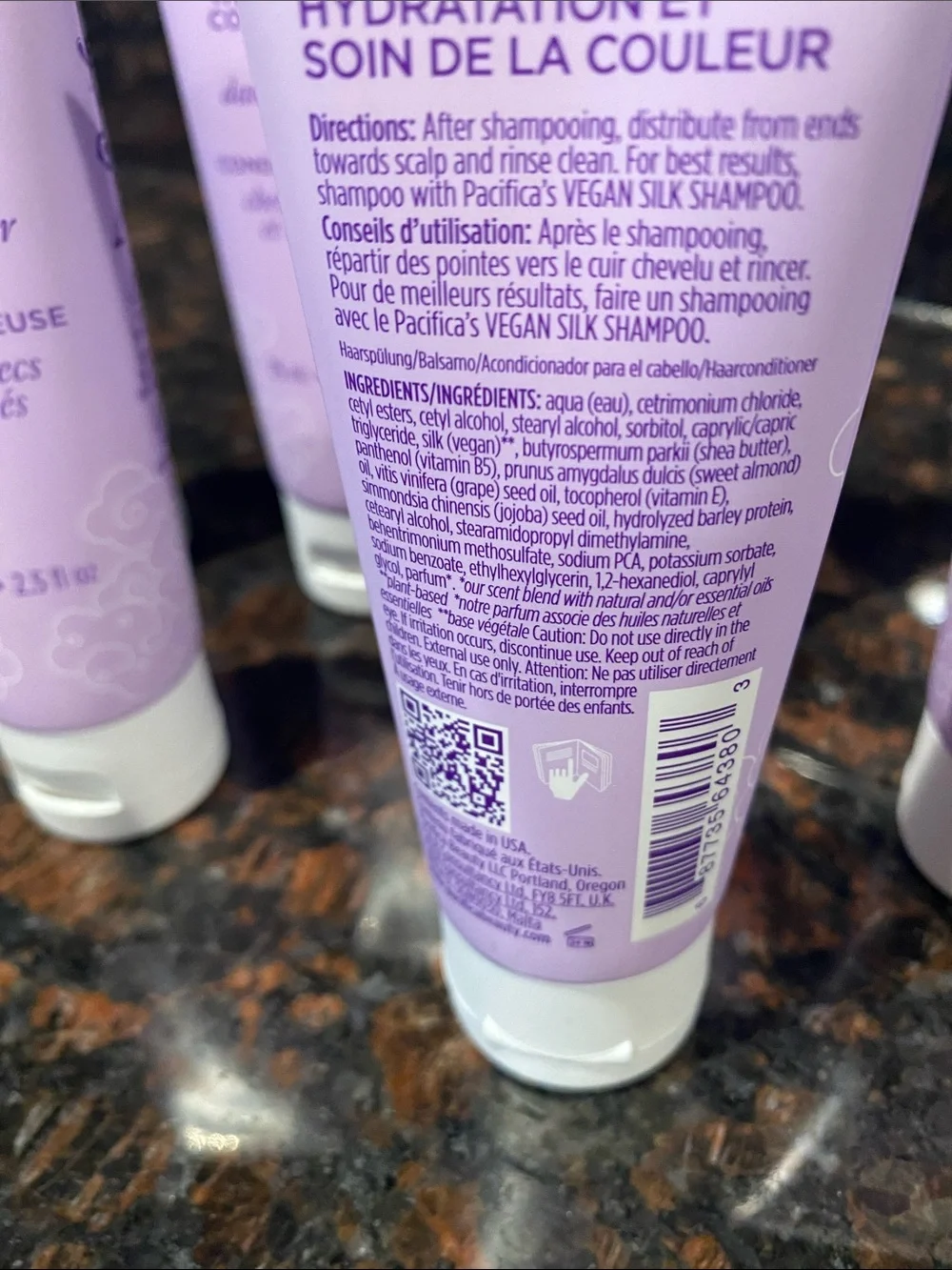 (5) Pacifica Vegan Silk Hydro Luxe Conditioner - Lavender